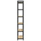 vidaXL Bookcase Sonoma oak 60 x 30 x 188 cm MDF, Steel
