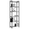 vidaXL Bookcase Grey sonoma 60 x 30 x 188 cm Wood and steel