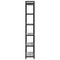vidaXL Bookcase Grey sonoma 60 x 30 x 188 cm Wood and steel