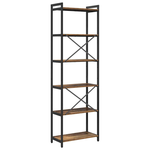 vidaXL Bookcase Old wood 60 x 30 x 188 cm Old wood