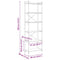 vidaXL Bookcase Old wood 60 x 30 x 188 cm Old wood