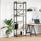 vidaXL Bookcase Artisan oak 60 x 30 x 188 cm Artisan oak finish
