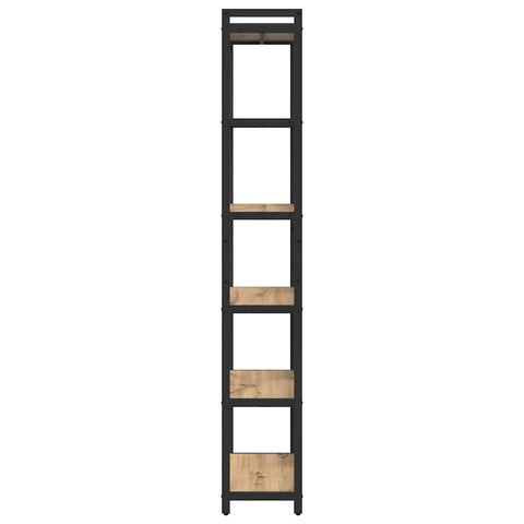 vidaXL Bookcase Artisan oak 60 x 30 x 188 cm Artisan oak finish