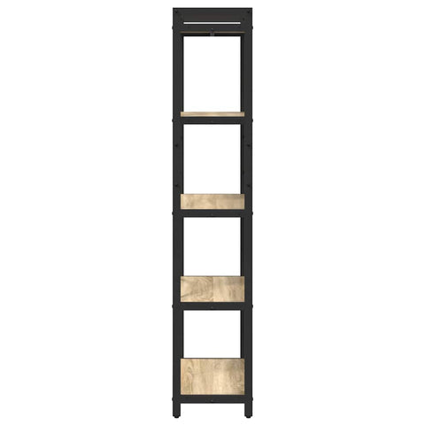 vidaXL Bookcase Sonoma oak 60 x 30 x 153 cm Engineered wood