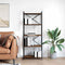 vidaXL Bookcase Smoked oak 60 x 30 x 153 cm Engineered wood