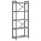 vidaXL Bookcase Grey sonoma 60 x 30 x 153 cm Engineered wood