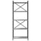 vidaXL Bookcase Grey sonoma 60 x 30 x 153 cm Engineered wood