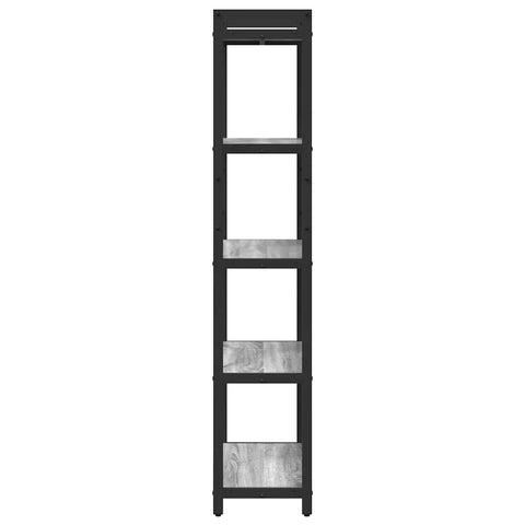 vidaXL Bookcase Grey sonoma 60 x 30 x 153 cm Engineered wood