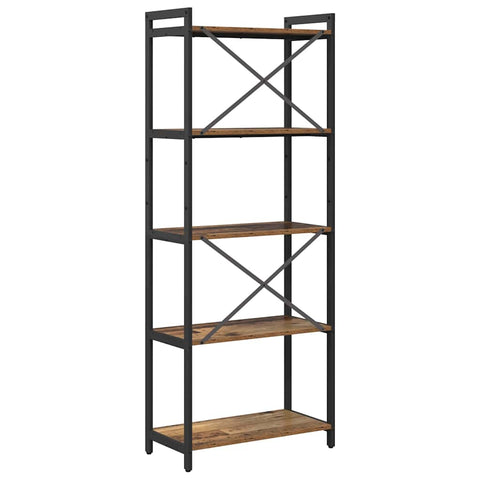 vidaXL Bookcase Old wood 60 x 30 x 153 cm Engineered wood