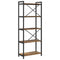 vidaXL Bookcase Old wood 60 x 30 x 153 cm Engineered wood