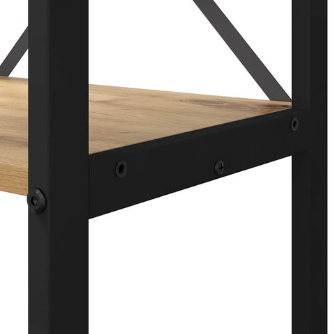 vidaXL Bookcase Artisan oak 60 x 30 x 153 cm Engineered wood