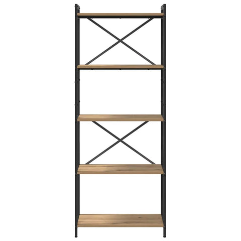 vidaXL Bookcase Artisan oak 60 x 30 x 153 cm Engineered wood