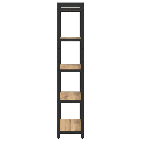 vidaXL Bookcase Artisan oak 60 x 30 x 153 cm Engineered wood