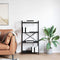 vidaXL Bookcase Black oak 60 x 30 x 118 cm Engineered wood
