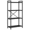 vidaXL Bookcase Black oak 60 x 30 x 118 cm Engineered wood