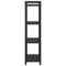 vidaXL Bookcase Black oak 60 x 30 x 118 cm Engineered wood