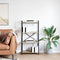 vidaXL Bookcase Sonoma oak 60 x 30 x 118 cm Wood veneer and steel