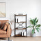 vidaXL Bookcase Smoked oak 60 x 30 x 118 cm Particle board