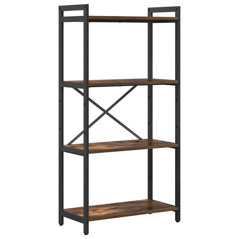 vidaXL Bookcase Smoked oak 60 x 30 x 118 cm Particle board