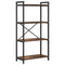 vidaXL Bookcase Smoked oak 60 x 30 x 118 cm Particle board