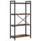 vidaXL Bookcase Smoked oak 60 x 30 x 118 cm Particle board