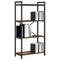 vidaXL Bookcase Smoked oak 60 x 30 x 118 cm Particle board