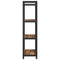 vidaXL Bookcase Smoked oak 60 x 30 x 118 cm Particle board
