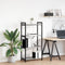 vidaXL Bookcase Grey sonoma 60 x 30 x 118 cm Engineered wood