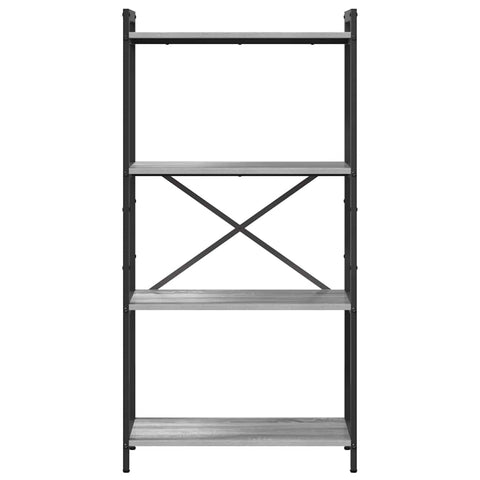 vidaXL Bookcase Grey sonoma 60 x 30 x 118 cm Engineered wood
