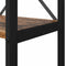 vidaXL Bookcase Old wood 60 x 30 x 118 cm Wood and Steel
