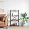 vidaXL Bookcase Old wood 60 x 30 x 118 cm Wood and Steel