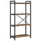 vidaXL Bookcase Old wood 60 x 30 x 118 cm Wood and Steel