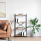vidaXL Bookcase Artisan oak 60 x 30 x 118 cm Wood and Steel