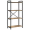 vidaXL Bookcase Artisan oak 60 x 30 x 118 cm Wood and Steel