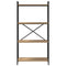 vidaXL Bookcase Artisan oak 60 x 30 x 118 cm Wood and Steel