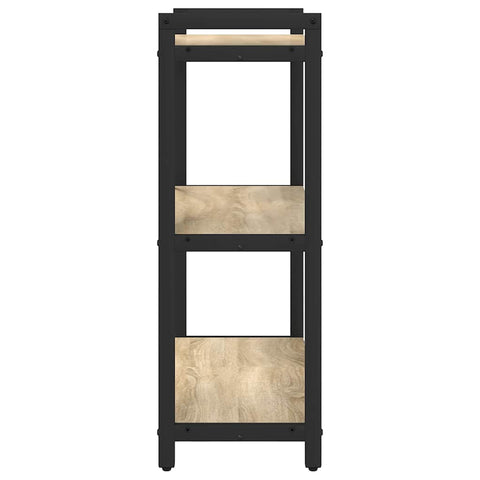 vidaXL Bookcase Sonoma oak 60 x 30 x 83 cm Engineered wood