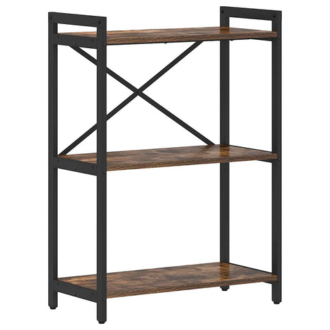 vidaXL Bookcase Smoked oak 60 x 30 x 83 cm Engineered wood