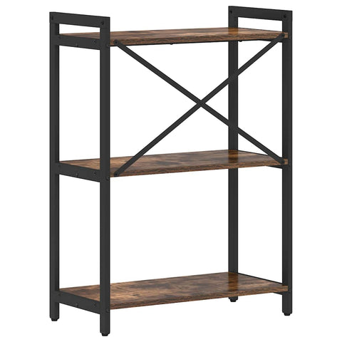 vidaXL Bookcase Smoked oak 60 x 30 x 83 cm Engineered wood