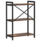 vidaXL Bookcase Smoked oak 60 x 30 x 83 cm Engineered wood