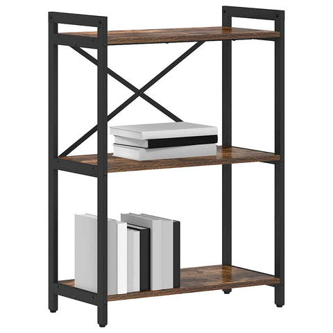 vidaXL Bookcase Smoked oak 60 x 30 x 83 cm Engineered wood