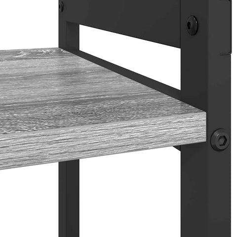 vidaXL Bookcase Grey sonoma 60 x 30 x 83 cm Engineered wood