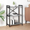 vidaXL Bookcase Grey sonoma 60 x 30 x 83 cm Engineered wood