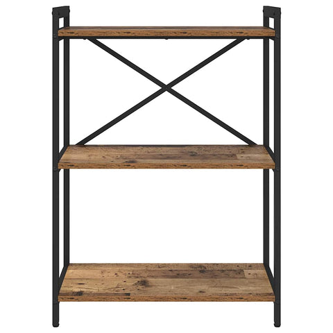 vidaXL Bookcase Old wood 60 x 30 x 83 cm Engineered wood