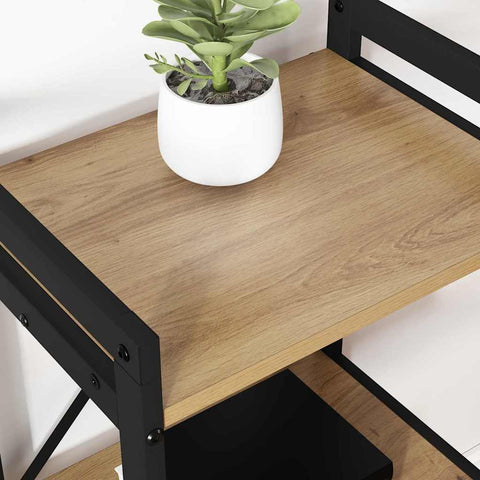 vidaXL Bookcase Artisan oak 60 x 30 x 83 cm Engineered wood