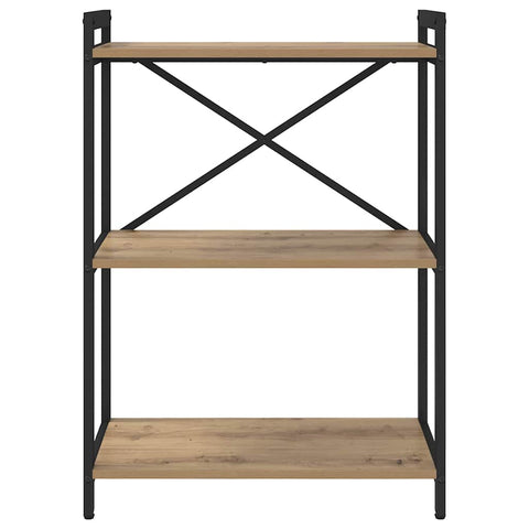 vidaXL Bookcase Artisan oak 60 x 30 x 83 cm Engineered wood