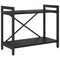 vidaXL Bookcase Black oak 60 x 30 x 48.5 cm Engineered wood