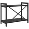 vidaXL Bookcase Black oak 60 x 30 x 48.5 cm Engineered wood