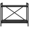 vidaXL Bookcase Black oak 60 x 30 x 48.5 cm Engineered wood