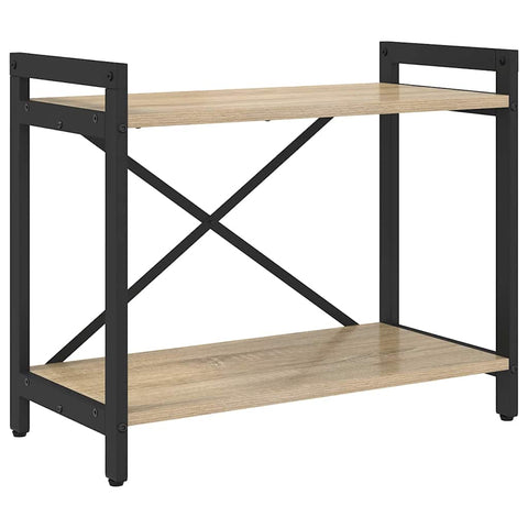 vidaXL Bookcase Sonoma oak 60 x 30 x 48.5 cm Engineered wood