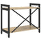 vidaXL Bookcase Sonoma oak 60 x 30 x 48.5 cm Engineered wood